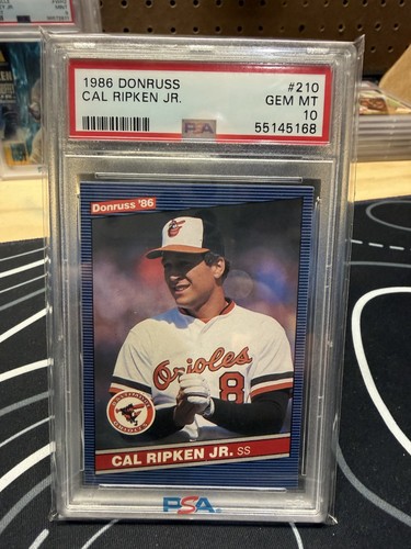 1986 DONRUSS #210 CAL RIPKEN JR. ORIOLES HOF PSA 10