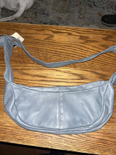 NWT Urban Outfitters Gray Leather Shoulder/crossbody/sling Bag