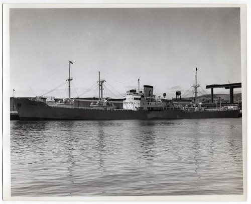 1940-60s Freighter SS Despina C. Docked 8x10 Original Photo