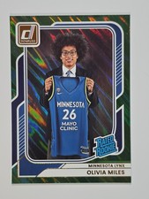 Panini 2026 WNBA Donruss Olivia Miles #87 Green Lava Rated Rookie Minnesota Lynx