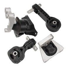 Set of 4 Engine Motor and Trans Mount A4530 A4534 A4543 A4546, Black