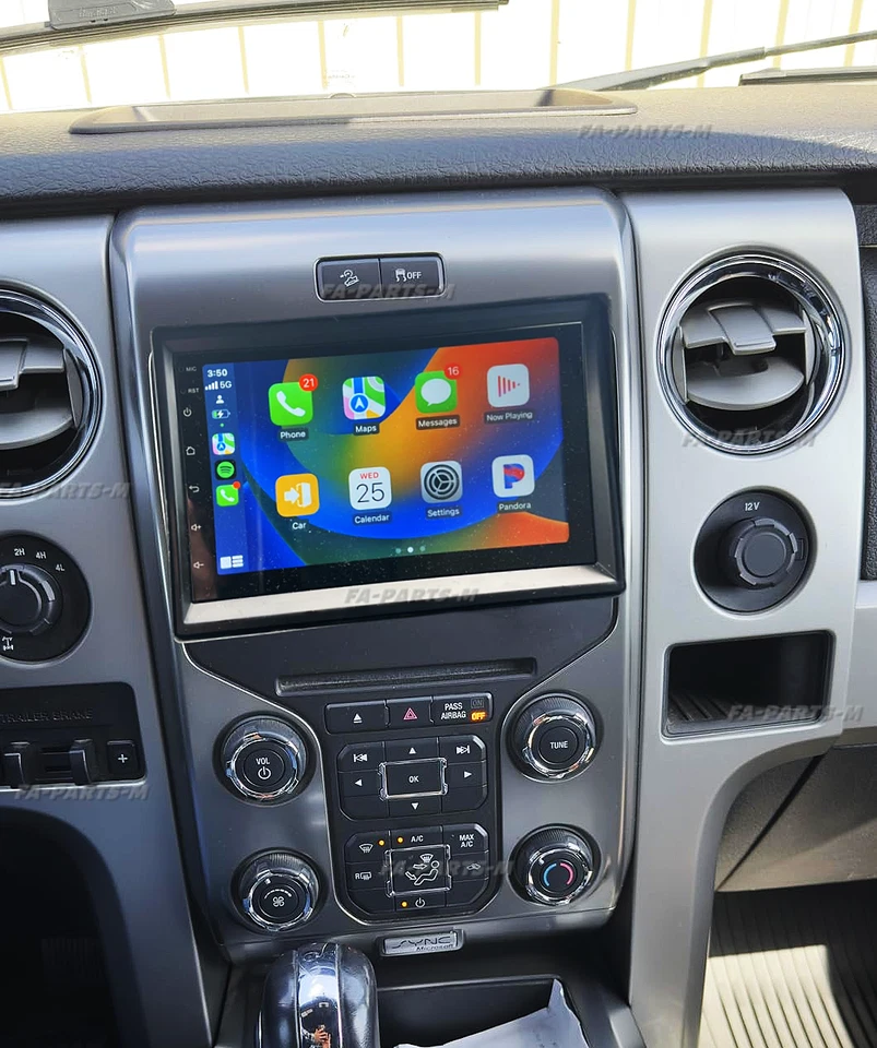 Carplay Android13 For 2013 2014 Ford F-150 Raptor GPS CarPlay Car Stereo Radio Foto 2 de 4