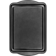 Non-Stick Baking Sheet, 15 x 10 Inch Jelly Roll Pan and Cookie Baking Tray, H...