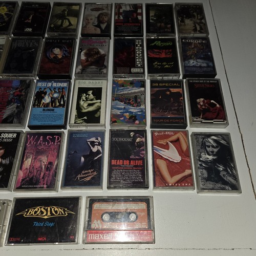 35 Vintage Cassette Tape Lot Metal Alternative Hard Classic Arena Southern Rock - Imagen 6 de 24