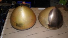 2 X Depress Beam Headlamp Brass W Copper Trim Ring 11 1934 Graham Ford Rat Rod 2 X Depress Beam Headlamp Brass W Copper Trim Ring 11 1934 Graham Ford Rat Rod