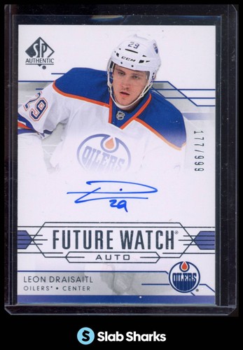 2014 SP AUTHENTIC #277 LEON DRAISAITL RC FUTURE WATCH AUTO ROOKIE /999