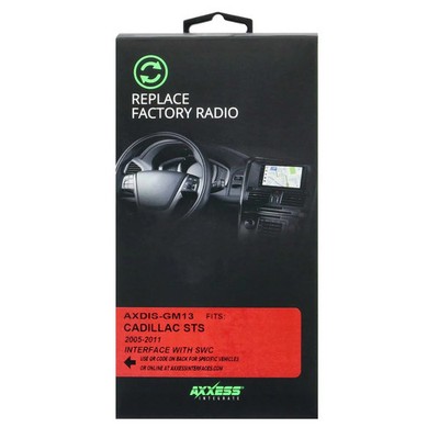 Metra AXDIS-GM13 Data Interface with SWC Cadillac STS 2005-2011