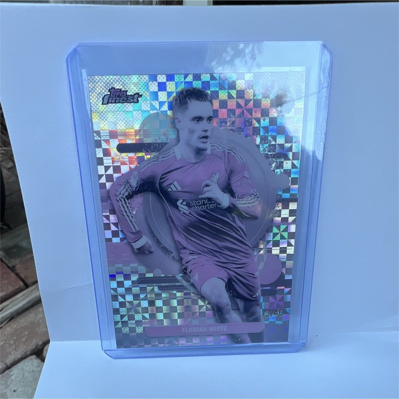 2026 Topps Finest Premier League Florian Wirtz Liverpool FC #158  /40