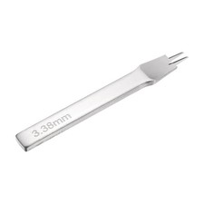 3.38mm 2 Prong Leather Hole Stitching Punch Tool for Hand Sewing, White