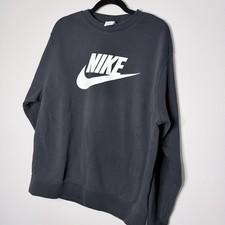 Nike Women s Black Crewneck Sweatshirt Size Large