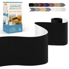 KING MOUNTAIN Canvas Repair Tape,Outdoor Gear Patch, Canvas-4"W 63"L, Black