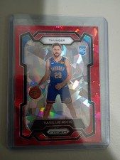 2023-24 Panini Prizm - Vasilije Micic #297 Red Ice Prizm (RC) (LB)