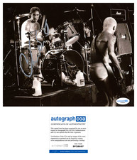 Chad Smith ‘Red Hot Chili Peppers’ Band Drummer Signed 8x10 Photo ACOA RHCP