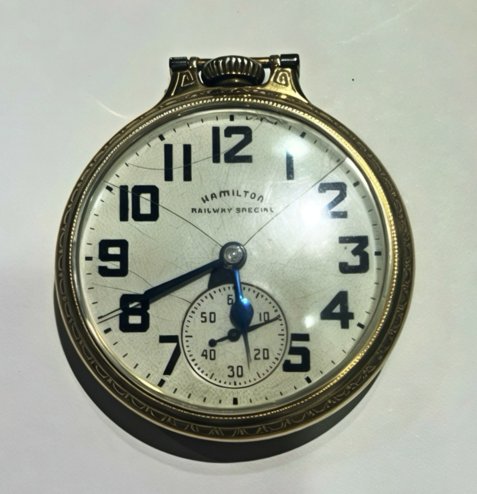 Hamilton Railroad Special Gold Filled Vintage Pocket Watch 21 Jewel- Running