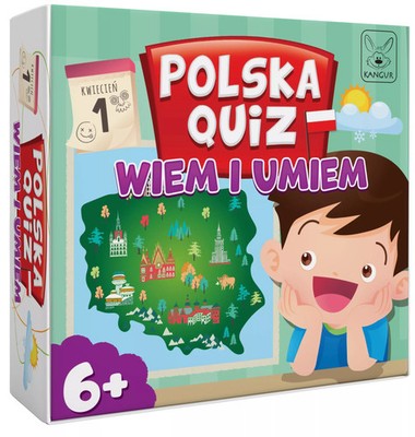 5905723440162 Polska Quiz Wiem i Umiem 6+ Kangur