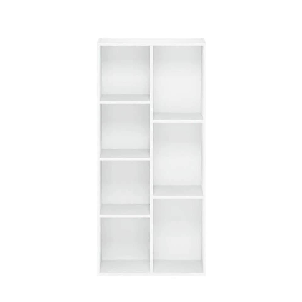 Furinno Luder Engineered Wood 7-Cube Reversible Open Shelf in White - Image 3 of 4