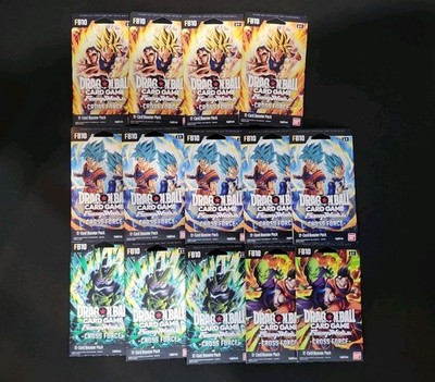 Dragon Ball Super Fusion World Cross Force FB10 Sleeved Booster Pack - LOT of 14