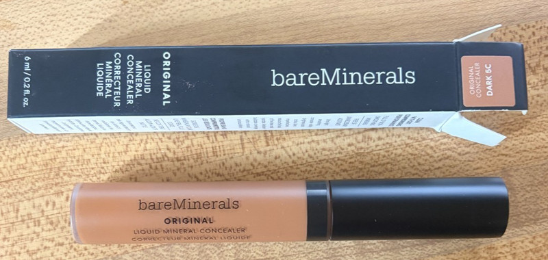 bareMinerals Original Liquid Mineral Concealer DARK 5C 0.2oz - New