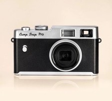 Camp Snap Pro 16mp Compact Screen-free Camera Usb-c Flash Black/silver