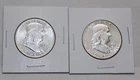1961-P and1962-P -50c FRANKLIN HALF DOLLAR, NICE