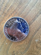 Britannia 1 oz silver bullion QE11 coin 2013