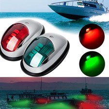 2pcs LED Navigation Lights for Boats 12v 24v Boat Position Lights Marine Lights