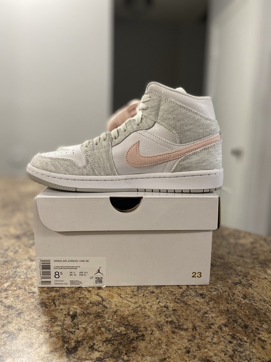 靴 Nike Air Jordan 1 Mid SE Light lron Ore Jordan 1 Mid SE Light Iron Ore / DETAIL & ON FEET - YouTube
