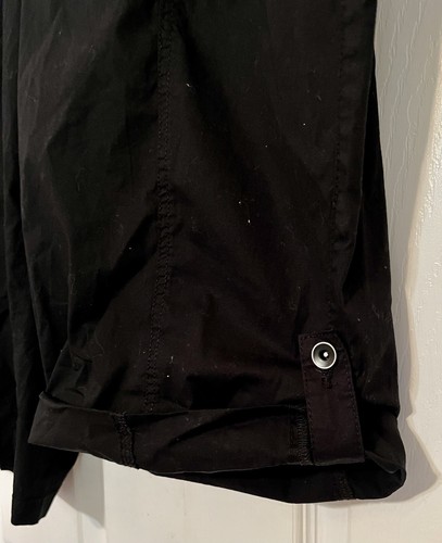 Khaki & Company schwarz wandelbare Länge Bermuda 14 Strickbund Neu mit Etikett - Bild 4 von 6
