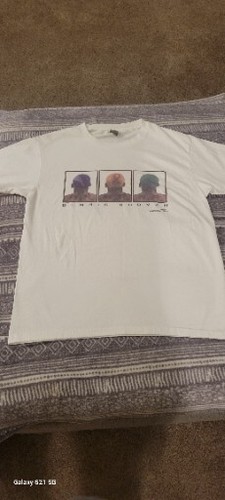 Dennis Rodman Tshirt 90s vintage rare chicago bulls size Large Used .