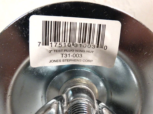 Jones Stephens 2 Inch Sewer and Drain Test Plug T31-002 - Picture 2 of 3