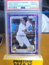 2020 BOWMAN PROSPECTS CHROME Sapphire PURPLE REFRACTOR ONEIL CRUZ /20 