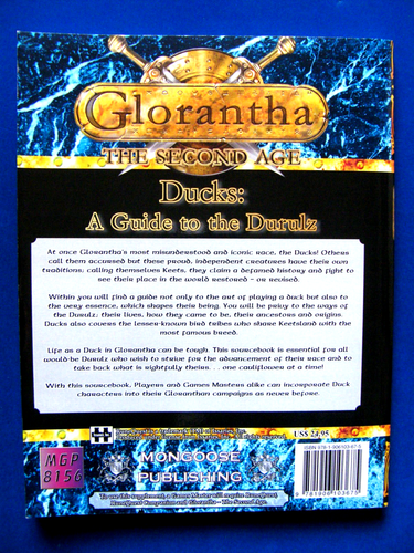 Ducks A Guide To The Durulz - Runequest - Glorantha The Second Age - VG+ - Picture 2 of 2