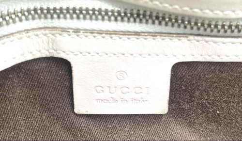 Gucci Canvas Tote Bag Auth Ivory Medium Women From Japan - Picture 8 of 9