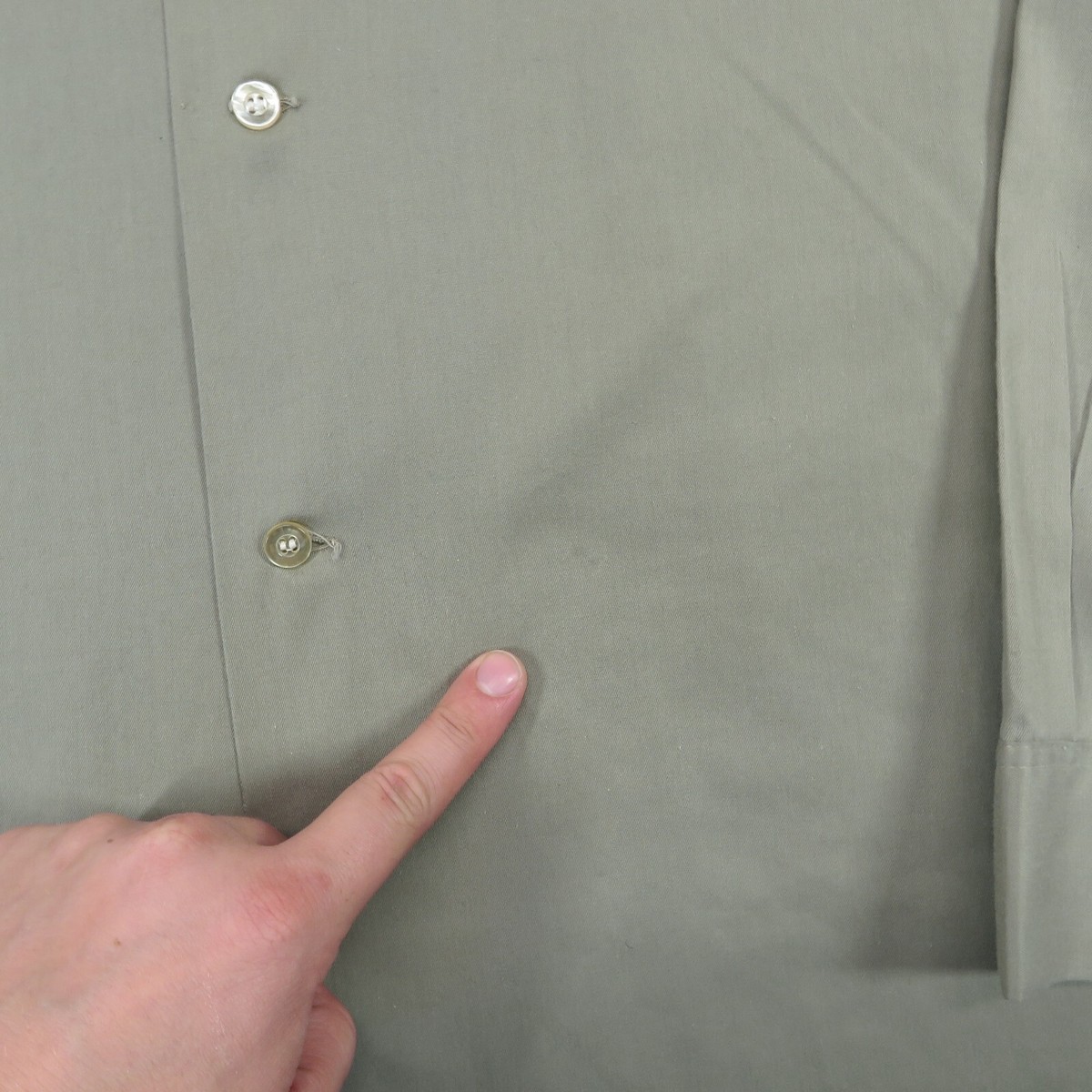 VINTAGE Loop Collar Shirt Mens Large 50s 60s Pilgrim Sears Roebuck  