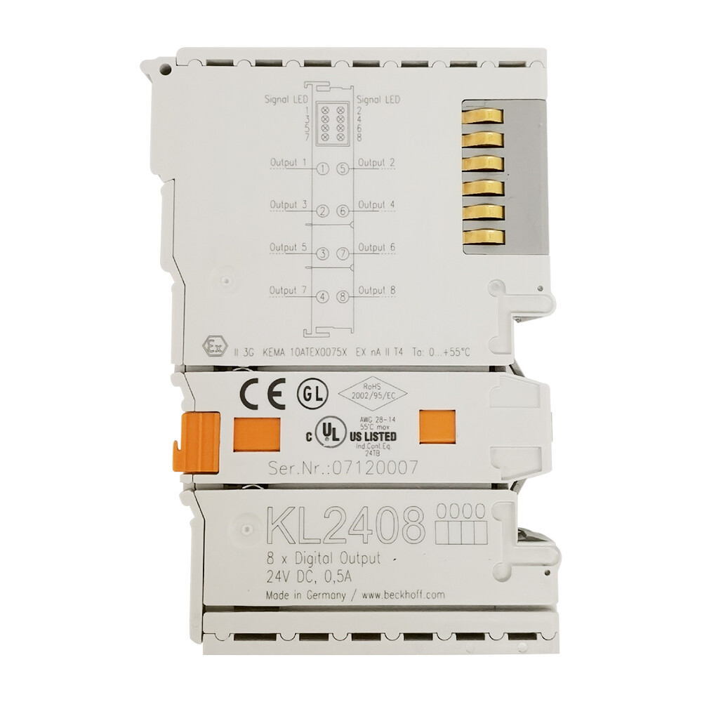 New In Box BECKHOFF KL2408 8-channel Digital Output Terminal 24V KL 2408