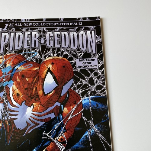 Spider-Geddon 1 Cubierta B Firmada por Philip Tan con Certificado de Autenticidad Todd McFarlane Cubierta Deslizador - Imagen 5 de 10