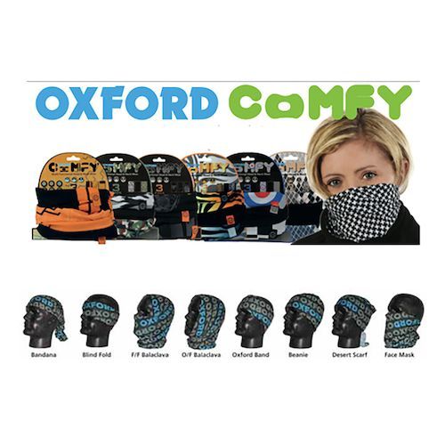 Oxford Comfy Plain Black 3 Pack Neck Scarf Tube Warmer Bandana Balaclava NW121 - Picture 5 of 6