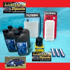 KIT TAGLIANDO OLIO FILTRI CANDELE per TOYOTA YARIS P9 05-11 1.0 BENZINA o GPL