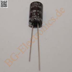 Конденсатор 220uf 16v