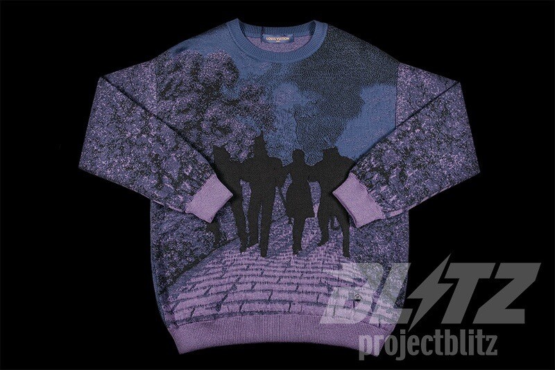 LOUIS VUITTON WIZARD OF OZ BRICK ROAD CREWNECK SWEATER