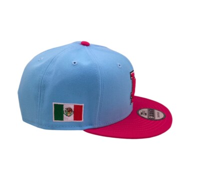 Los Angeles Dodgers New Era 9Fifty Snapback Light Blue pink