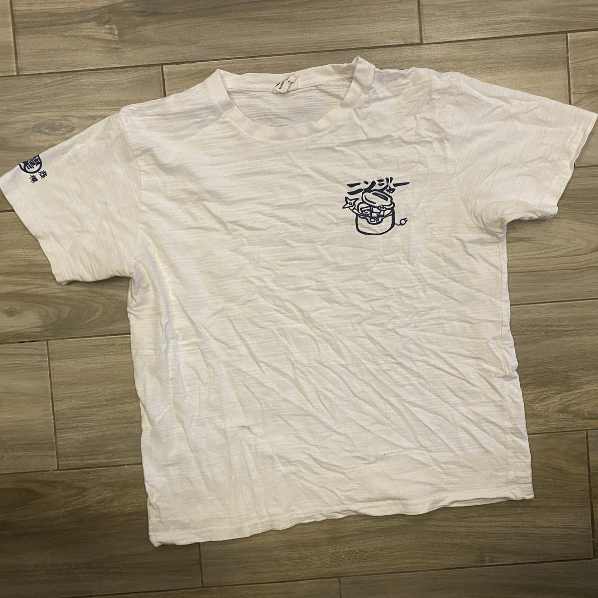 VTG Buden Shouten Sz XL White Art T-Shirt | eBay