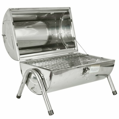 Catering Bbq Stainless Steel Portable Barrel Bbq Double Grill Garden Camping Home Brand New Garden Patio Anwalt Bevensen De