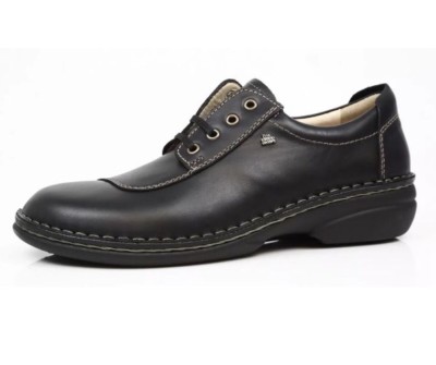 （新品）FinnComfort Finn Comfort Lexington Leather Black Oxfords Z4365 Men's