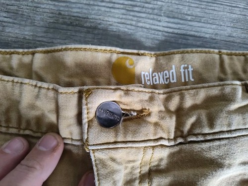 Carhartt Distressed Double Knee Work Pants Size 36X28 Workwear Faded Carpenters - Picture 7 of 21