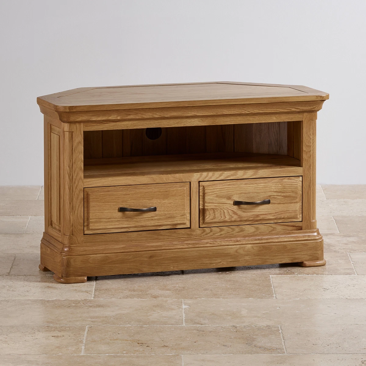 Oak furniture land sale corner tv cabinet