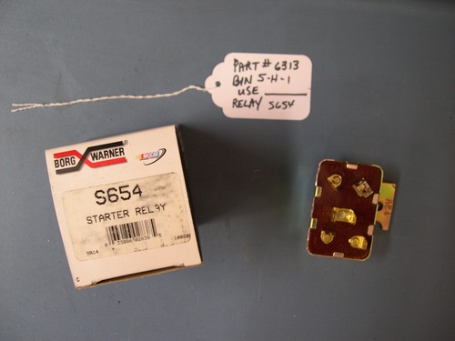 Borg Warner Starter Relay  S654 - Picture 2 of 3