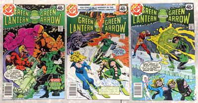 Green Lantern Bronze Age Comic Lot of 6 Mid Grade Readers #111,113,115,117,118+
