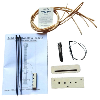 Short Scale Bass Ukulele Ubass Gitarre Umbau (Std U-Bass Kit) tolles Geschenk