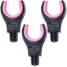 3 x Lidsters Carp Fishing Pink U Rest Butt Pod Rod Rests Foam Grip Light Weight
